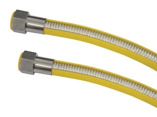 Tubo gas flessibile - in, acciaio