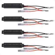 4 Pezzi Resistenza 12V 10W LED Moto, DC 12V 10Ω per Frecce LED Moto, Resistore D
