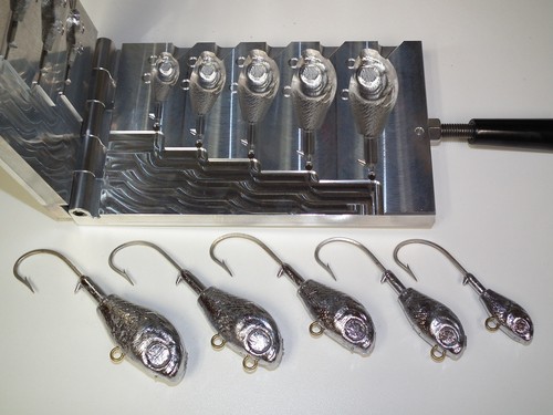 Stampo spinato guppy jig - guppy, acqua