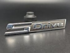 BMW S DRIVE 102MM S-DRIVE LOGO SIGLA EMBLEMA FREGIO STEMMA SCRITTA BADGE TARGA
