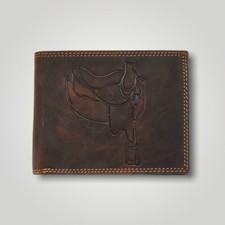 Portafoglio In Pelle Marrone