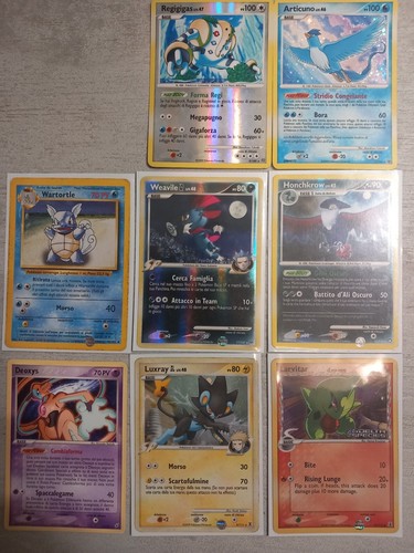 Lotto carte pokemon - carte,