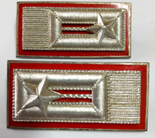 CARABINIERE Coppia Mostrine Alamari Originali Lamierino Luogotenente Vintage