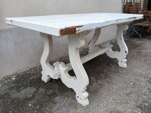 Tavolo fratino laccato - fratino, bianco