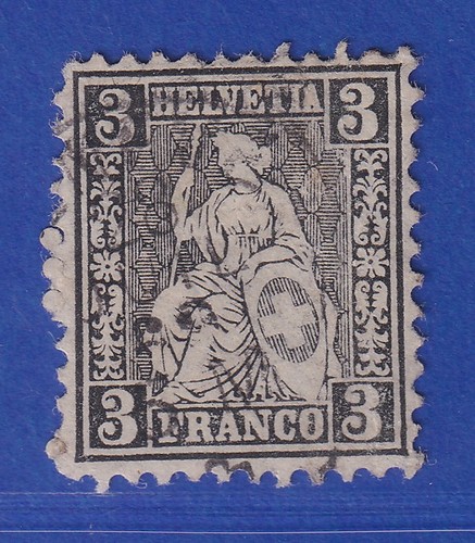 Svizzera 1862 helvetia seduta - svizzera,