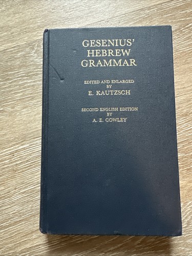 Gesenius hebrew grammar - gesenius’,
