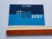 Alfa Romeo GT Junior 1300 - GT Junior 1600 1974-5 depliant originale italiano