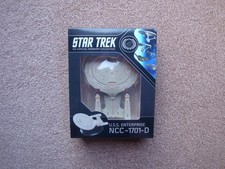🆕 U.S.S. Enterprise D - Eaglemoss - Star Trek Enterprise 1701-D New & Sealed ✅