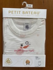 Petit Bateau NWT White/Pink