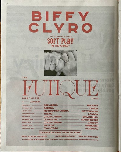 Poster pubblicitario giornale