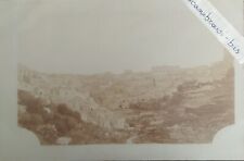 Monterosso Almo RG. Cartolina fotografica con l'abitato ai primi del Novecento 