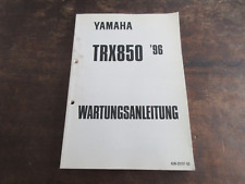 Yamaha TRX850 TRX 850 Manuale Manutenzione Manuale Officina Manuale Riparazione