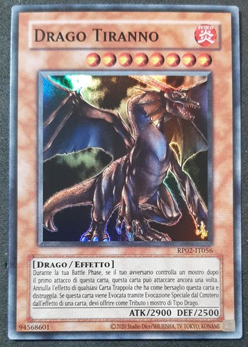 Drago tiranno super rara - rara, in