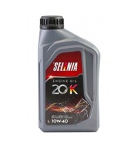 OLIO MOTORE SELENIA 10W40 20K  BENZINA DIESEL 1 LITRO