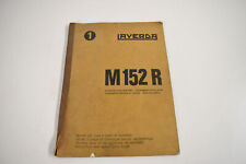 Mietitrebbia Laverda M 152 R Attrezzature per Riso Manuale d'Officina CR1