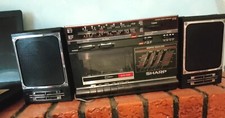  Stereo SHARP - GF 320  radio - cassette recorder -  2 casse acustiche - Vintage