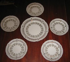 Piatti/Dishes Ceramica"SCHWARZENHAMMER"Germany/Dessert/Dolci/Torta/Tortiera/Pz.6
