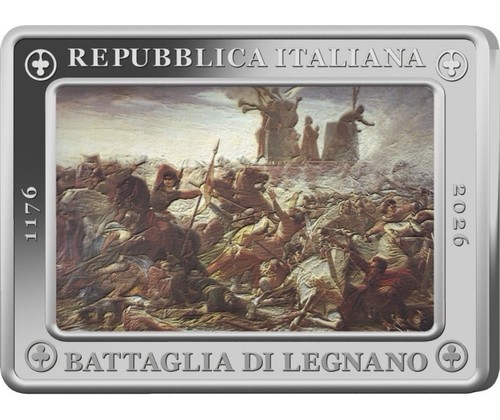 Moneta argento battaglia - 5€,