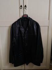 giacca nera vera pelle Taglia
