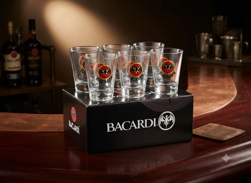 Bacardi set bicchierini in - bacardi, 6