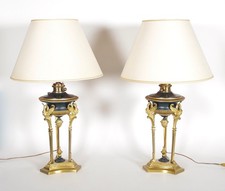 Coppia di lampade stile impero