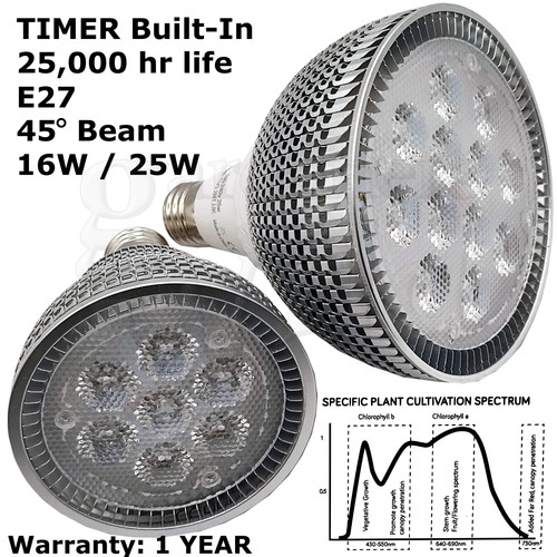 Luce led coltivazione e27 casa - coltivazione,