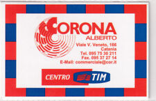 Calendarietto - corona alberto - centro tim - catania - anno 2004