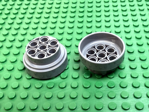 Lego ruota grigio - 2x,
