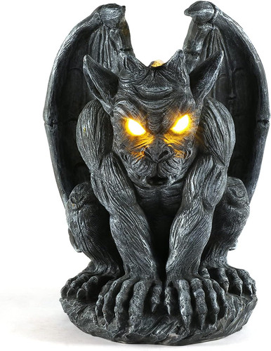 Grande statua gargoyle alata