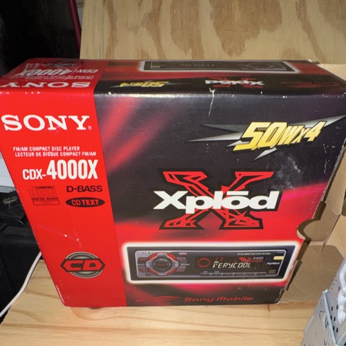 Sony xplod cdx 4000x lettore - xplod,