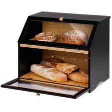 Pattumiera Porta Pane in Legno