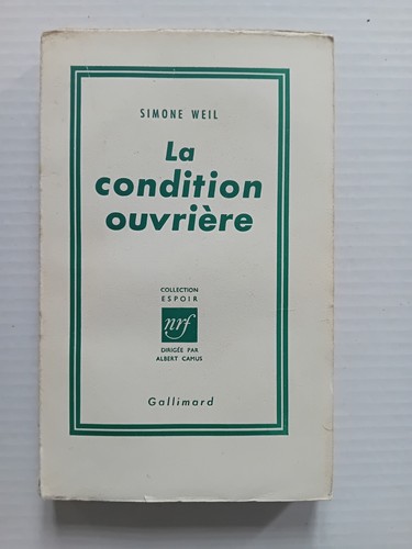 Condition ouvrière simone - condition,