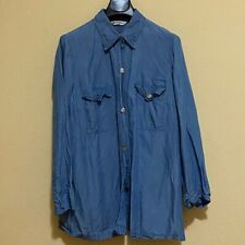 Persona by Marina Rinaldi Casacca Camicia Stile Denim Jeans Taglia 21 Casual