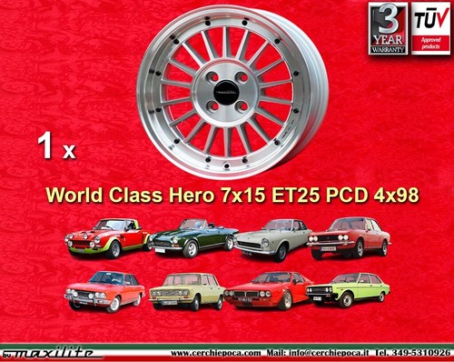 Cerchio fiat 7x15 4x98 - 1,