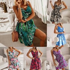 Mini Abito Elastico Con Stampa