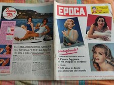 Rivista Epoca n.509 del 1960 Marilyn Monroe Mangano Ekberg + sup. fumetto