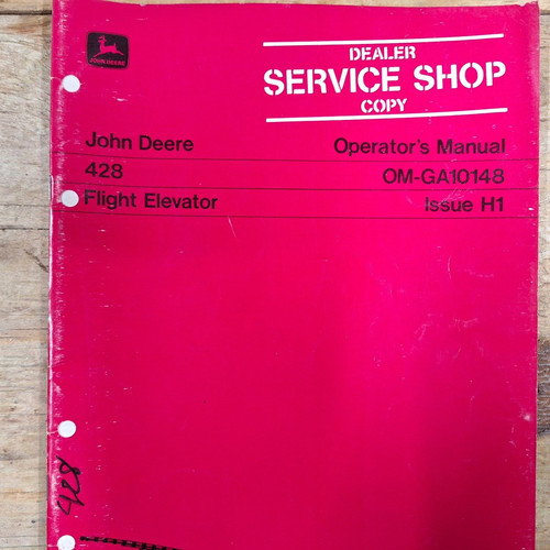 John deere owners - deere, 428