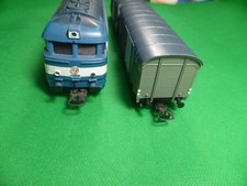 LIMA HO LOCOMOTORE  SNCF 67001 + 2 CARRI PIKO