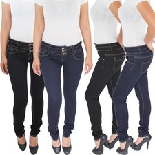 Jeans donna skinny a tubino