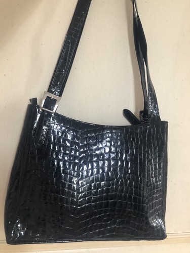 Borsa pelle nera - nera, marco