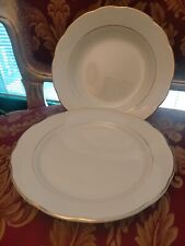 Servizio piatti crema ed oro 12 persone Vintage