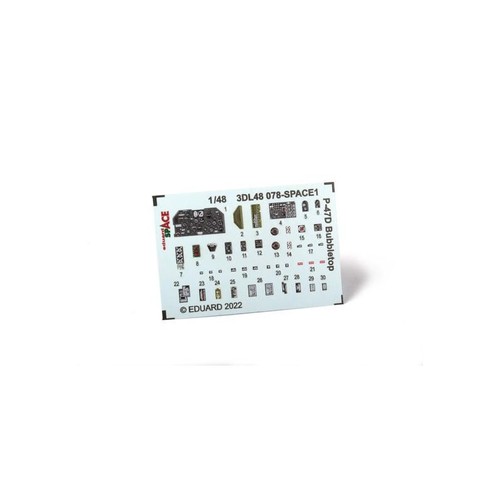 Eduard 3dl48078 47d spazio - p-47d,