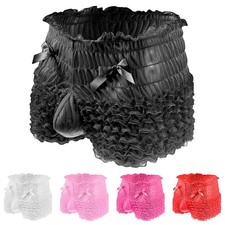 Sexy Mens Ruffled Lace Girly