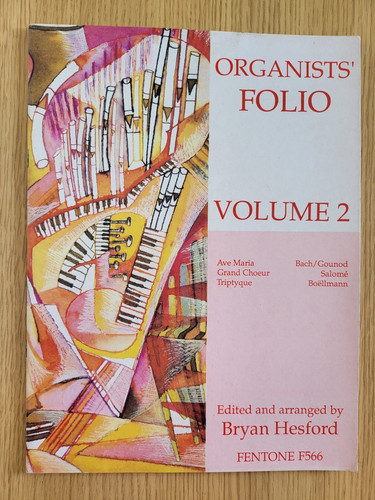 Organists folio volume - folio,