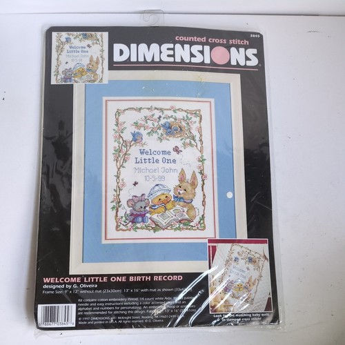 Dimensions welcome little one - dimensions,