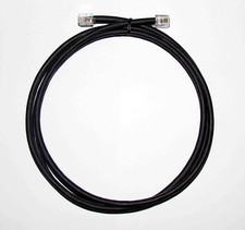 21.st - CAVO TELEFONO MODEM ADSL NERO RJ11 CAT 6A 6P4C - SCHERMATO - SUPERIORE