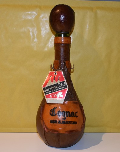 Bottiglia cognac rivestita - bottiglia,