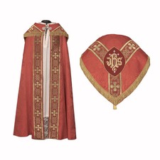 NUOVO Set Piviale Rosso e