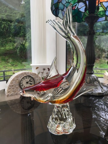 Statuina ornamento squalo - , in