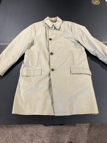 Vtg woolrich brown khaki faux - vtg,